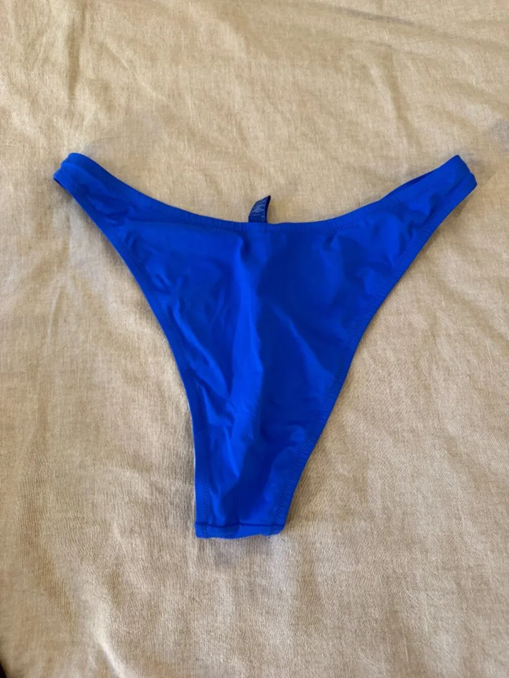 SKIMS Swim Cheeky Tanga Bottoms - Cobalt Blue - XL